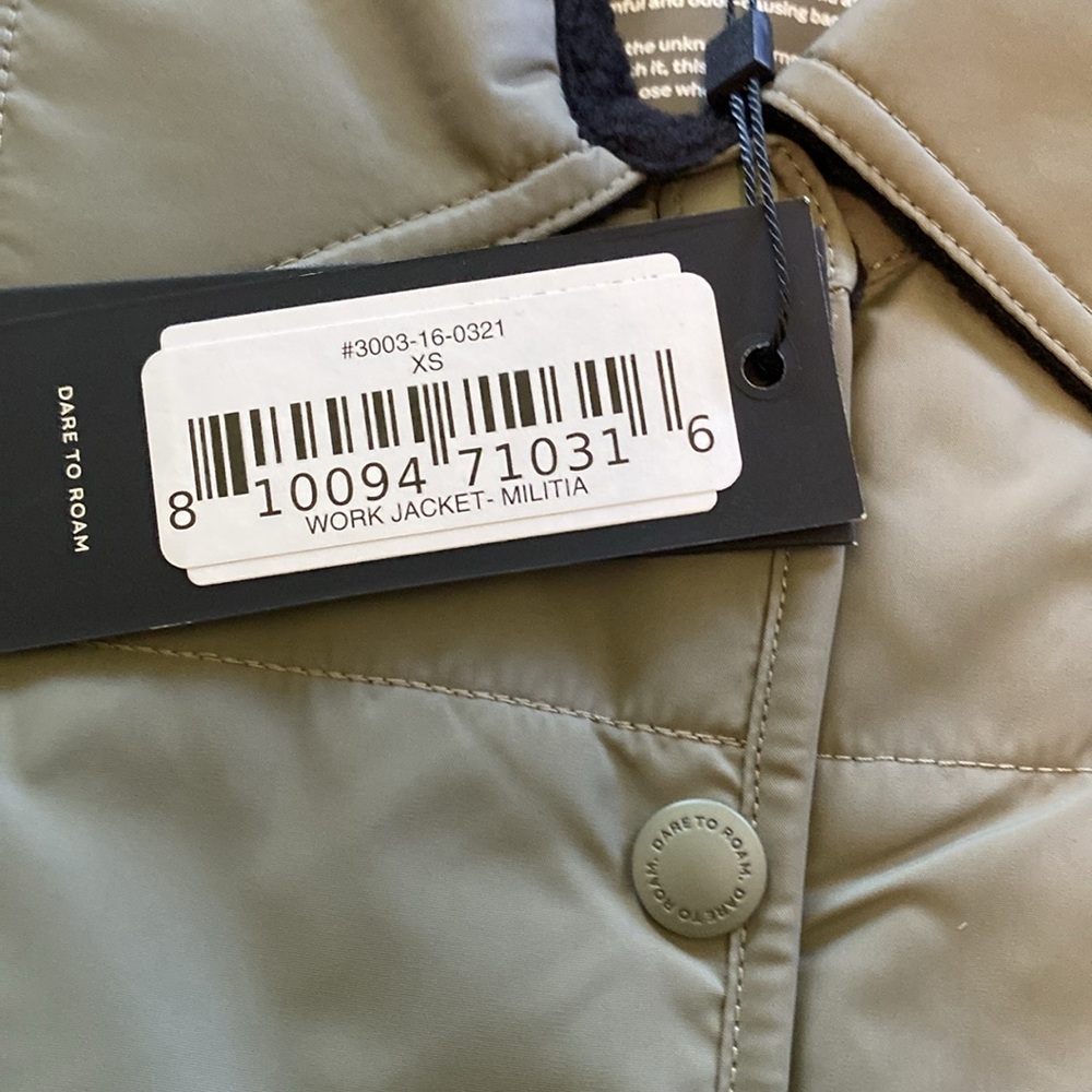 Olive Green Women's Jacket - Picture 4 of 5
